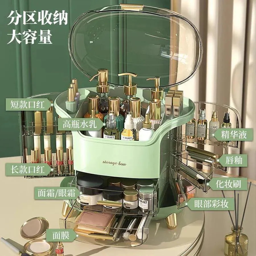 新入荷 化粧品ケース 収納ケース 小物整理 小物入れ 化粧 ポーチ 韓国 ラック 収納 ケース ピアス 棚 コスメ ボックス 引き出し アクセサリー メイク 道具 大容量 バッグ フタ付き