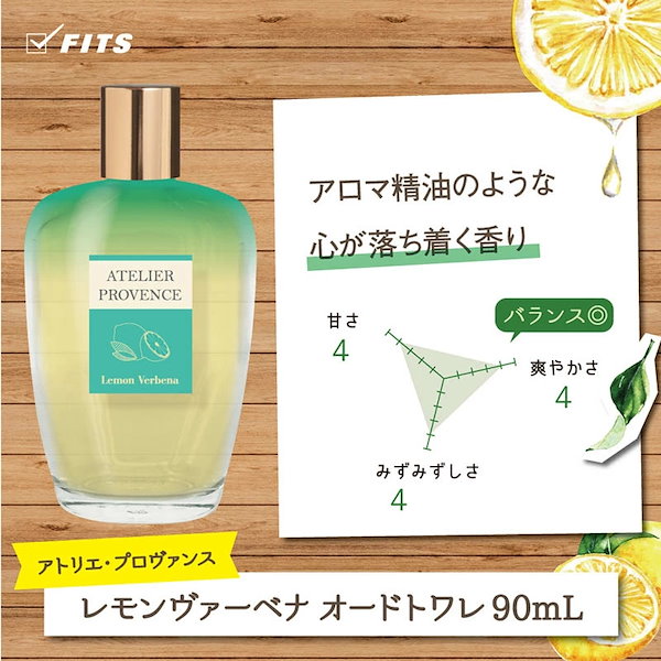 アトリエプロヴァンス レモンヴァーベナ EDT・SP 90ml - ユニセックス