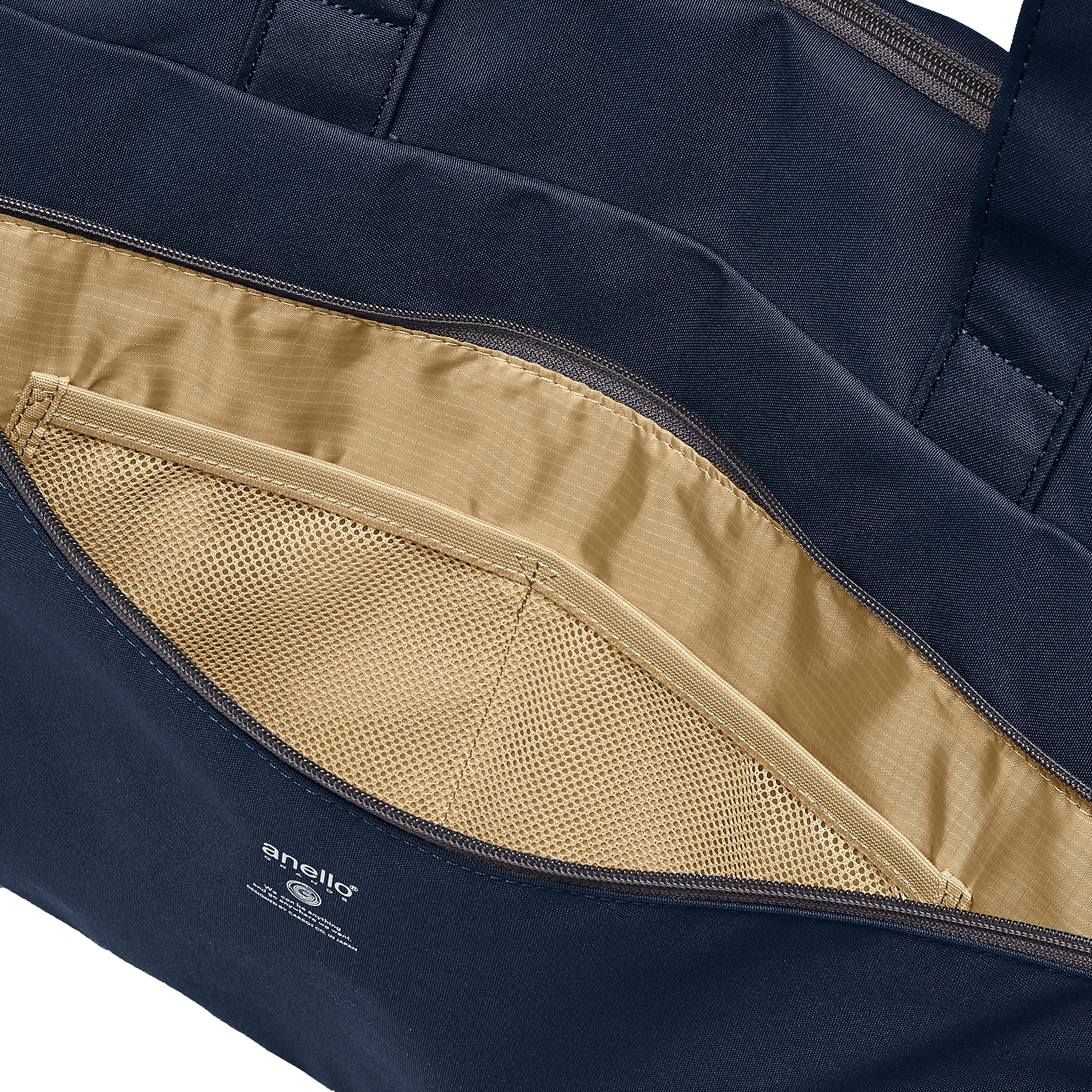 [anello GRANDE] 2WAY ボストンバッグ A3 撥水/軽量/多収納/2WAY CABIN GTM0178Z ネイビー One Size