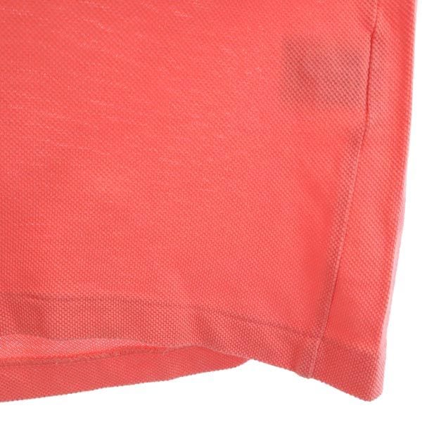 バレンシアガ スポーツ 刺繍 ゴルフ 半袖 ポロシャツ L ピンク系 BALENCIAGA SPORT 鹿の子 レディース