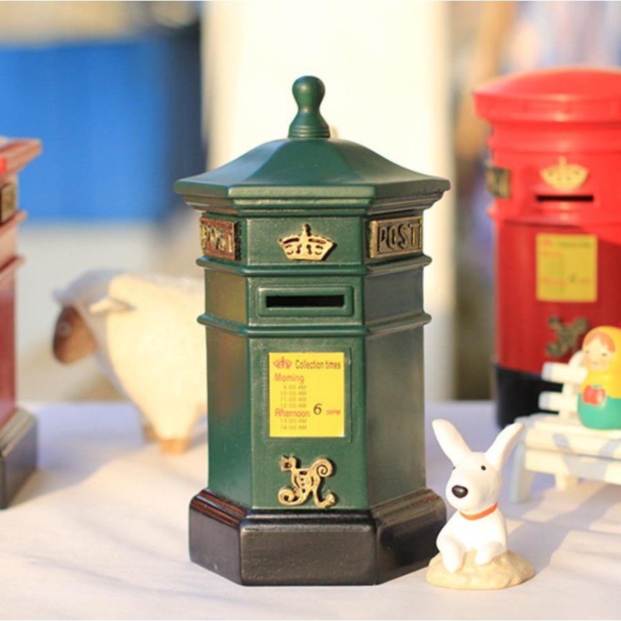 貯金箱 かわいい ポスト型 新生活 縁起 超安い 春 幸運 雑貨