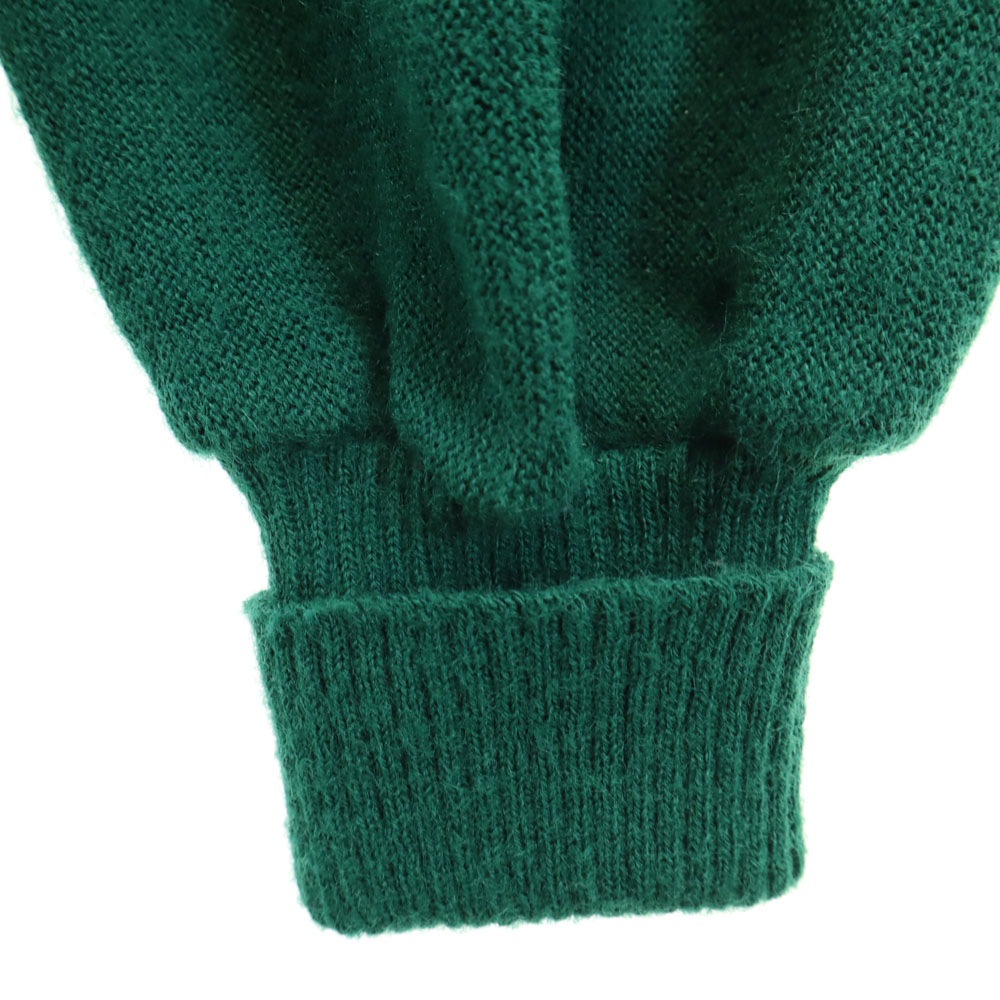 70s ヴィンテージ 長袖 アクリル カーディガン M グリーン メンズ dadidaworld.com