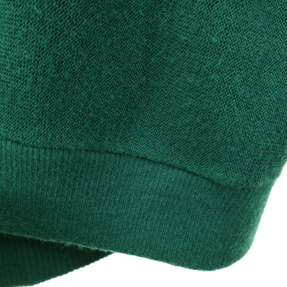 70s ヴィンテージ 長袖 アクリル カーディガン M グリーン メンズ dadidaworld.com