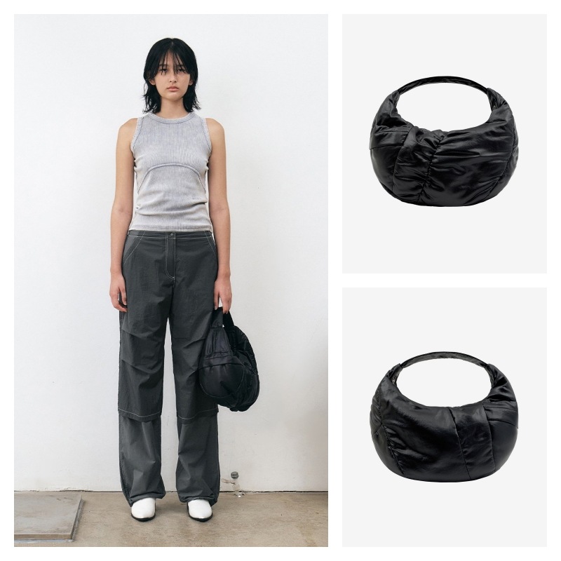 【INSILENCE】 GLOSSY CROISSANT : BLACK 【INSILENCE】 GLOSSY CROISSANT : BLACK