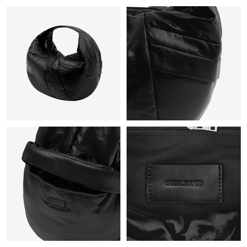 【INSILENCE】 GLOSSY CROISSANT : BLACK 【INSILENCE】 GLOSSY CROISSANT : BLACK