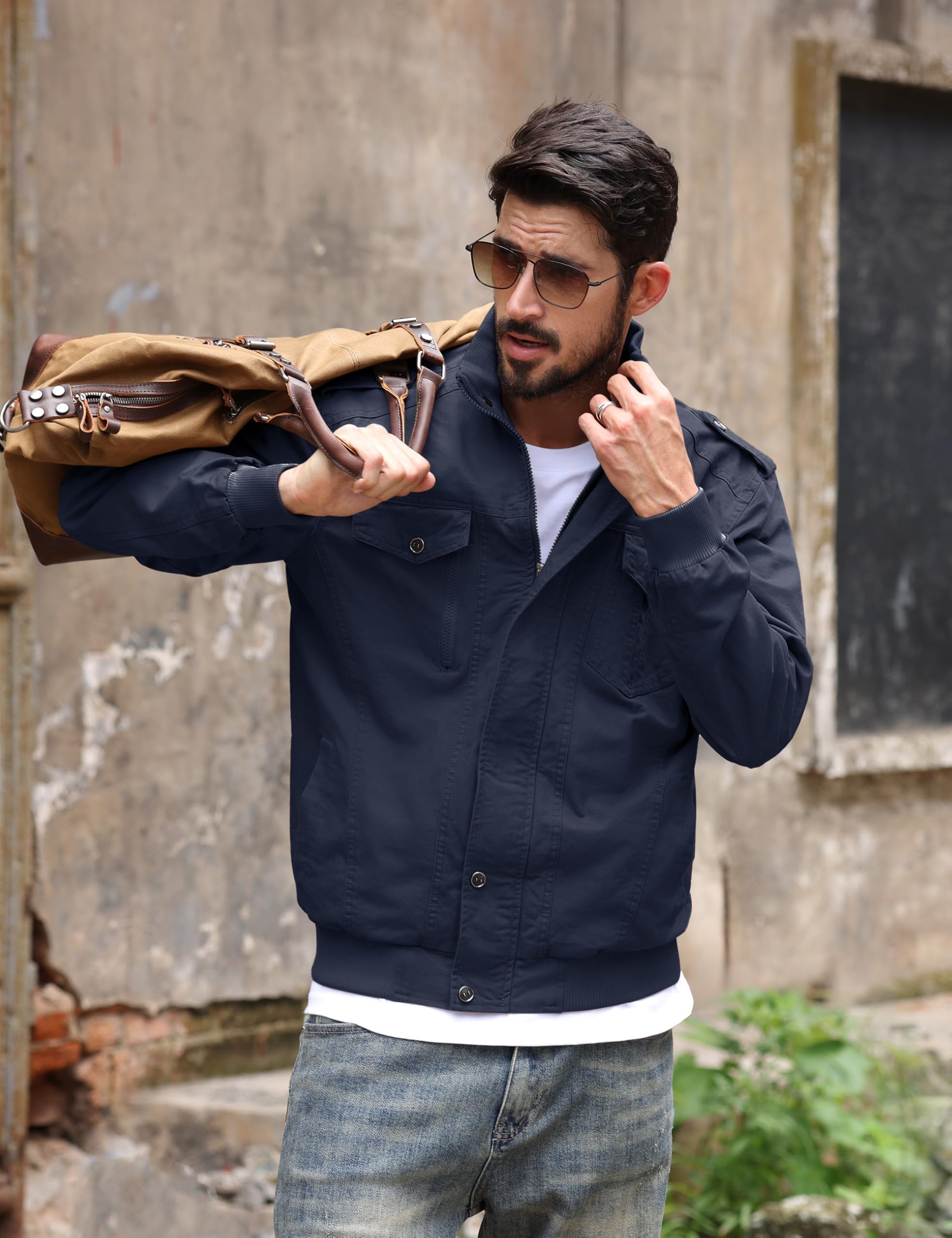 TACVASEN モッズコート お兄系 ジャケット アメリカ風 アーミージャケット 防寒ウェア ゆとり 冬物ジャンパー ハイネック 制服 立派 耐 TACVASEN] モッズコート お兄系 ジャケット アメリカ風 アーミー