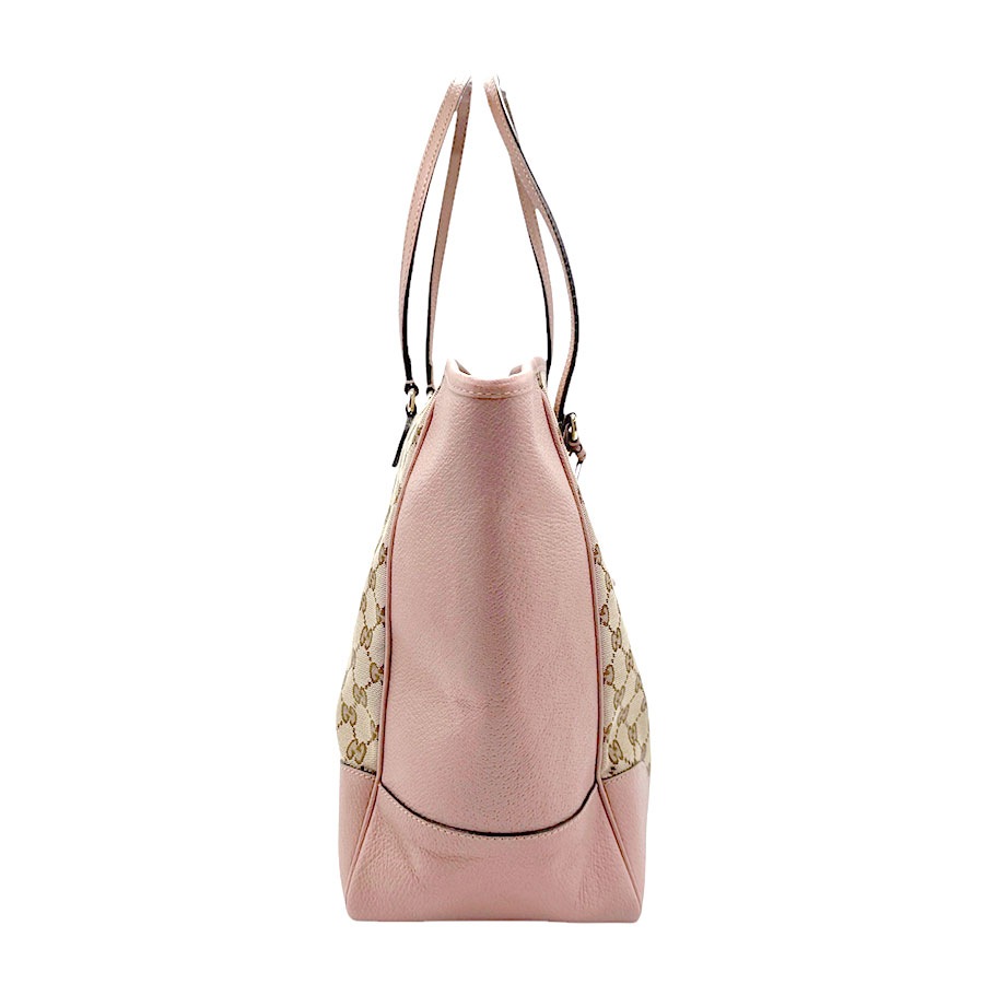 グッチ GUCCI ハンドバッグ GGキャンバス/レザー ブラウン×ピンク レディース 323671 n0669