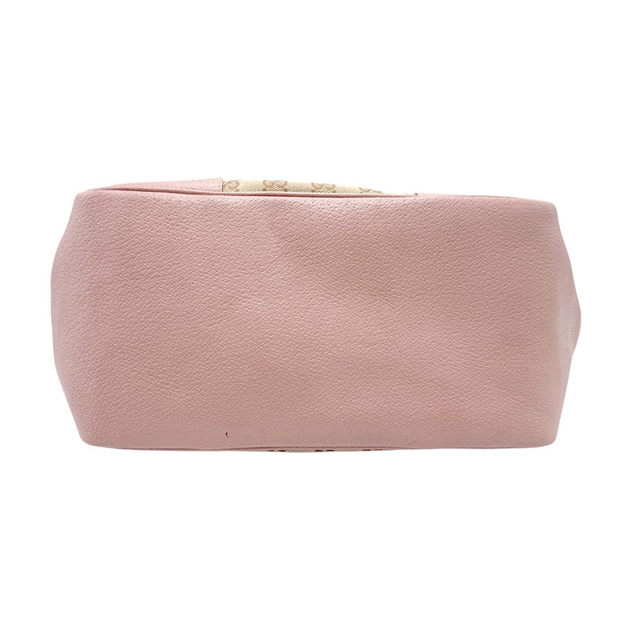 グッチ GUCCI ハンドバッグ GGキャンバス/レザー ブラウン×ピンク レディース 323671 n0669