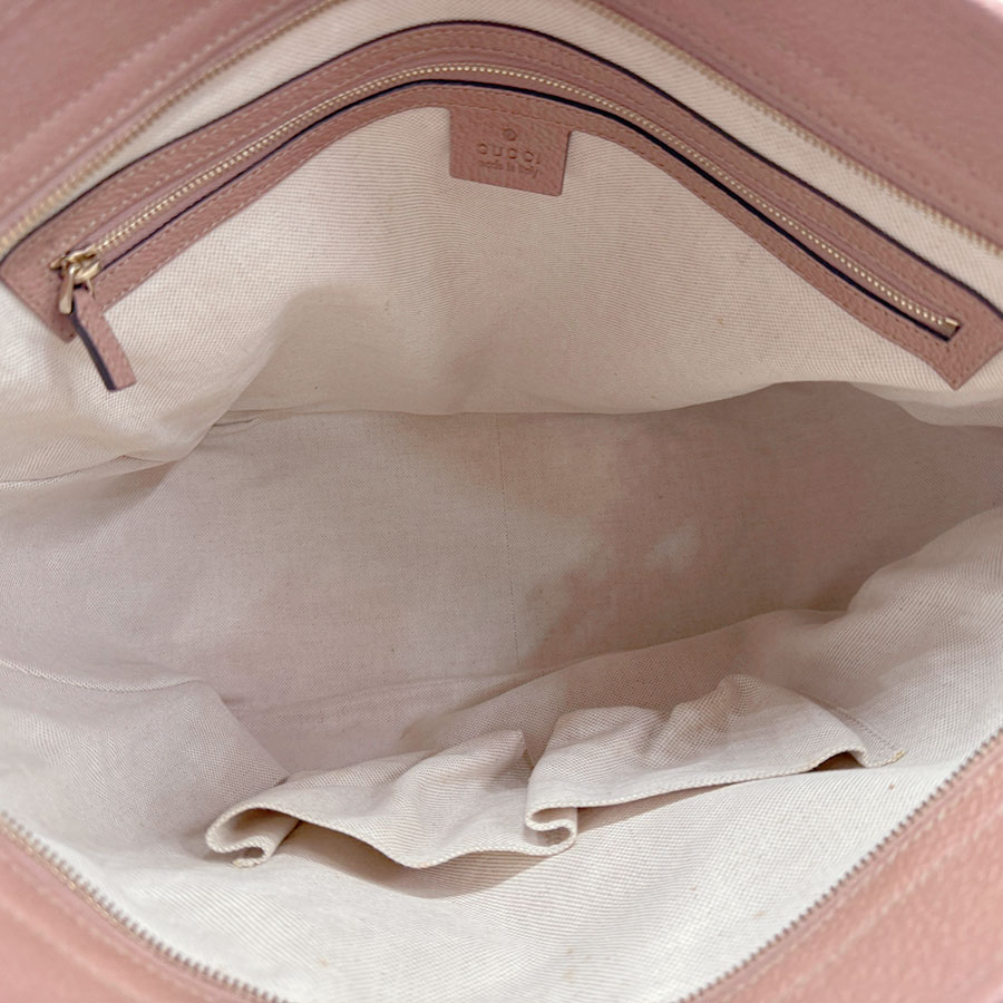 グッチ GUCCI ハンドバッグ GGキャンバス/レザー ブラウン×ピンク レディース 323671 n0669