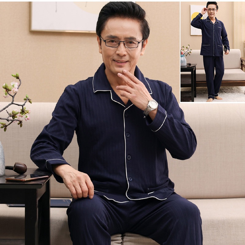 パジャマ メンズ用 ルームウエア 英字柄 襟付き 長袖 前開き 上下セット カジュアル ポケット付き パジャマ メンズ用 ルームウエア 英字柄 襟付き 長袖 前開き 上下セット カジュアル ポケット付き