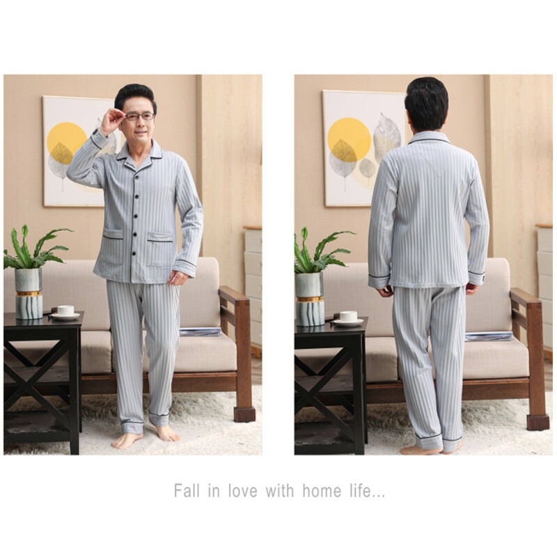 パジャマ メンズ用 ルームウエア 英字柄 襟付き 長袖 前開き 上下セット カジュアル ポケット付き パジャマ メンズ用 ルームウエア 英字柄 襟付き 長袖 前開き 上下セット カジュアル ポケット付き