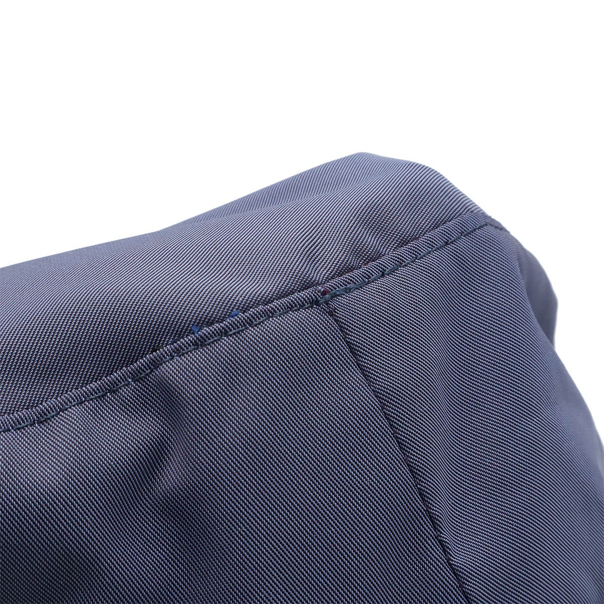 Hロゴ 刺繍 バケットハット 帽子 ポリエステル ナイロン ネイビー 紺 #5 Hロゴ 刺繍 バケットハット 帽子 ポリエステル ナイロン ネイビー 紺 #5