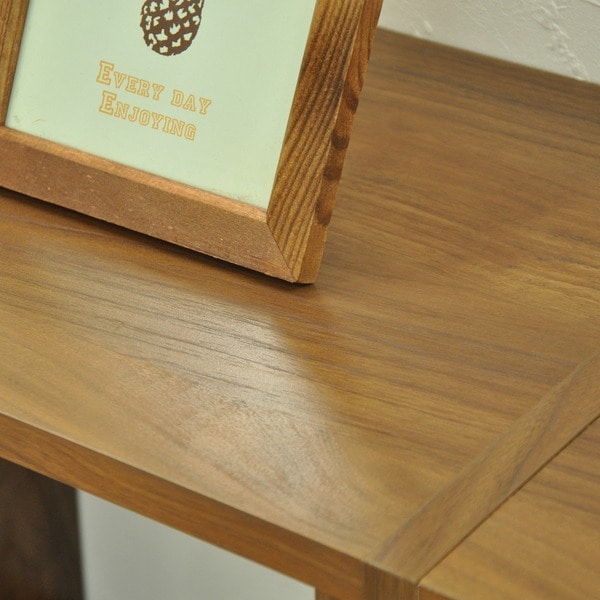 オープンラックシステム/マルチ収納棚 幅40cm奥行30cm高さ30cm 木目調 シンプル 4030 組立品 DIY 日曜大工 インテリアウォルナット