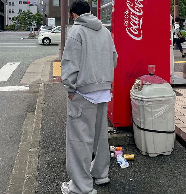 春秋冬と幅広く着用できます！ セットアップ メンズ 大きいサイズ シンプル スウェット 上下セット 綿 コットン カジュアル 春秋 長袖 パーカー スウェットパンツ スエット b系 ファッション