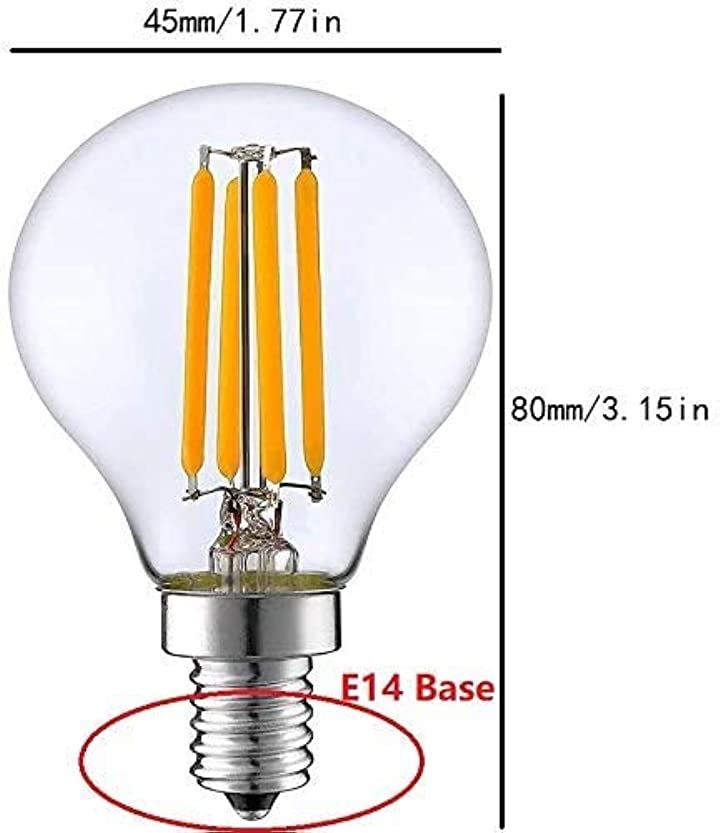 KY LEE LED電球 G45 E14口金 4W 40W形相当 電球色相当2700K 広配光タイプ 360度発光 6個入( ST64-6Wx6-T) KY LEE LED電球 G45 E14口金 4W 40W形相当 電球色相当2700K 広配光タイプ 360度発光 6個入( ST64-6Wx6-T)