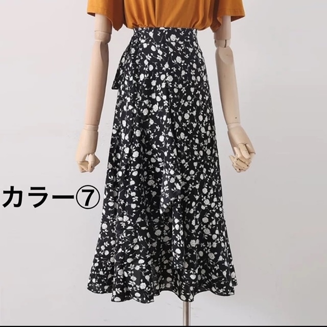 レディース スカート フレア フレアスカート ミモレ ロング アシンメトリー ドレープ ウエストリボン サイドスリット 大人可愛い きれいめ カジュアル 上品 アジアン こなれ感 ラフ ガーリー