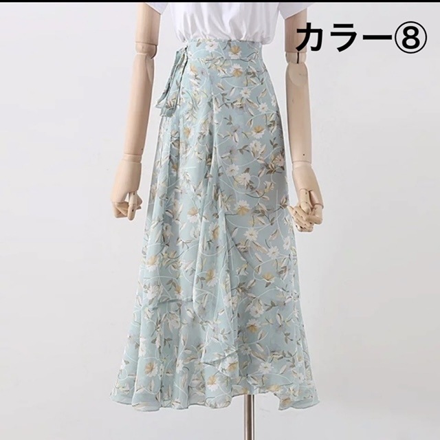 レディース スカート フレア フレアスカート ミモレ ロング アシンメトリー ドレープ ウエストリボン サイドスリット 大人可愛い きれいめ カジュアル 上品 アジアン こなれ感 ラフ ガーリー