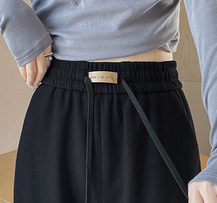 ボトムス パンツ 4色 ストレートパンツ レディース 個性的 ロング丈 ハイウエスト 無地 黒 白 茶色 ピンク S M L XL 2XL 大人可愛い シンプル カジュアル ラフ 存在感 無地 春 秋