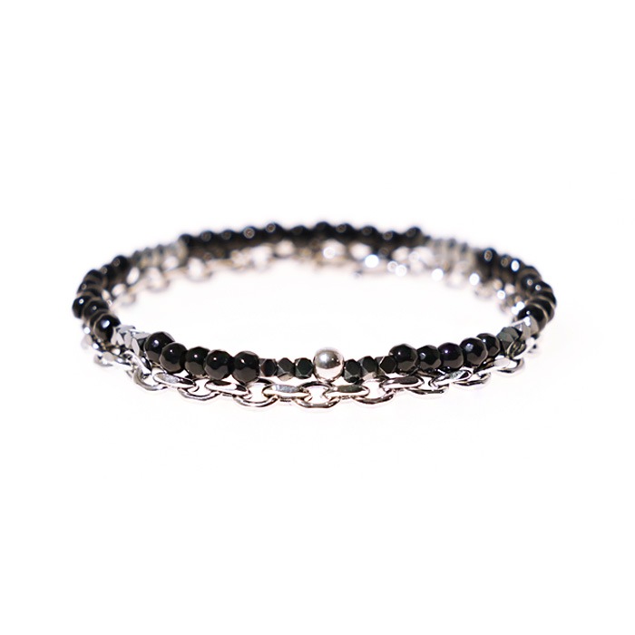 JBANS クラシックカットストーンスリム 489 カットサージチェーン 366 ブレスレットセット (C1901-SE086BK) JBANS クラシックカットストーンスリム 489 カットサージチェーン 366 ブレスレットセット (C1901-SE086BK)