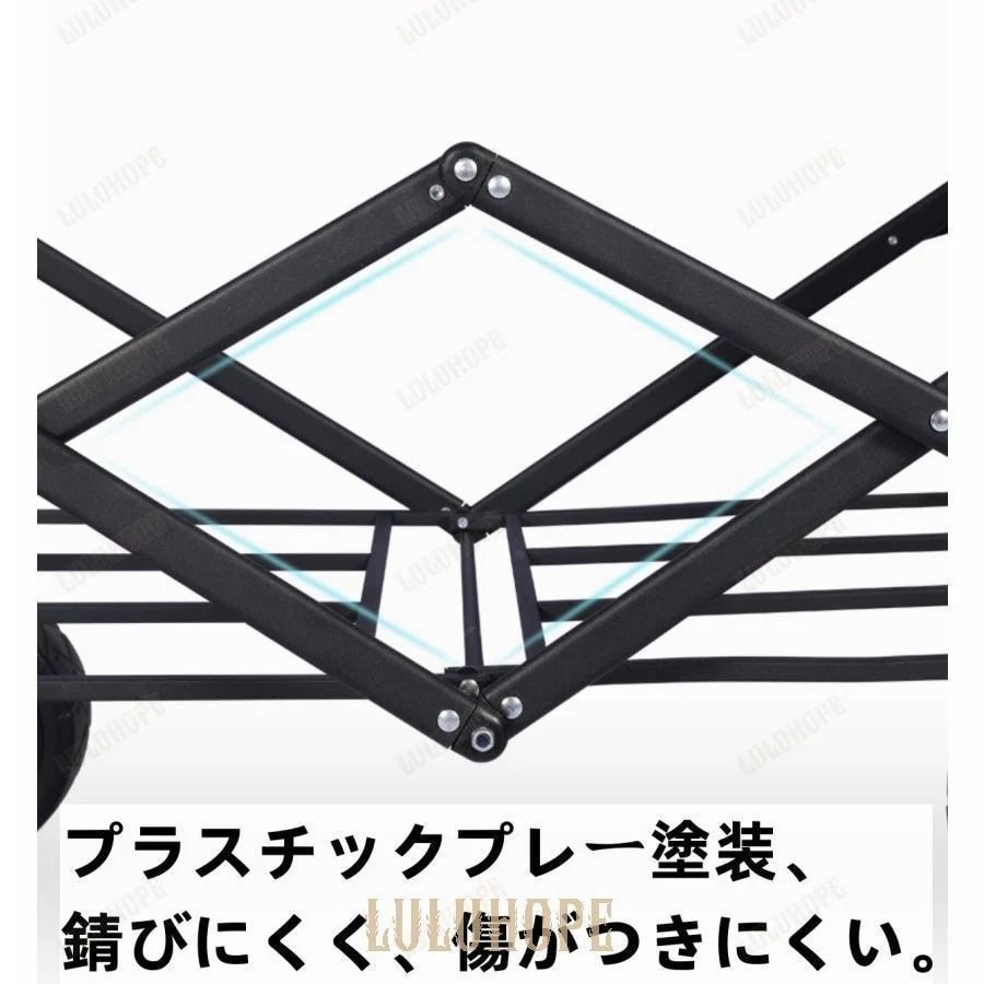 アウトドア用品大全キャリーワゴン アウトドアワゴン キャンプ カート ブレーキ付き大型タイヤ 耐荷重150kg 大容量124L 折り畳み アウトドア キャンプ レジャー BBQ 運動会 アウトドア用品大全キャリーワゴン アウトドアワゴン キャンプ カート ブレーキ付き大型タイヤ 耐荷重150kg 大容量124L 折り畳み アウトドア キャンプ レジャー BBQ 運動会