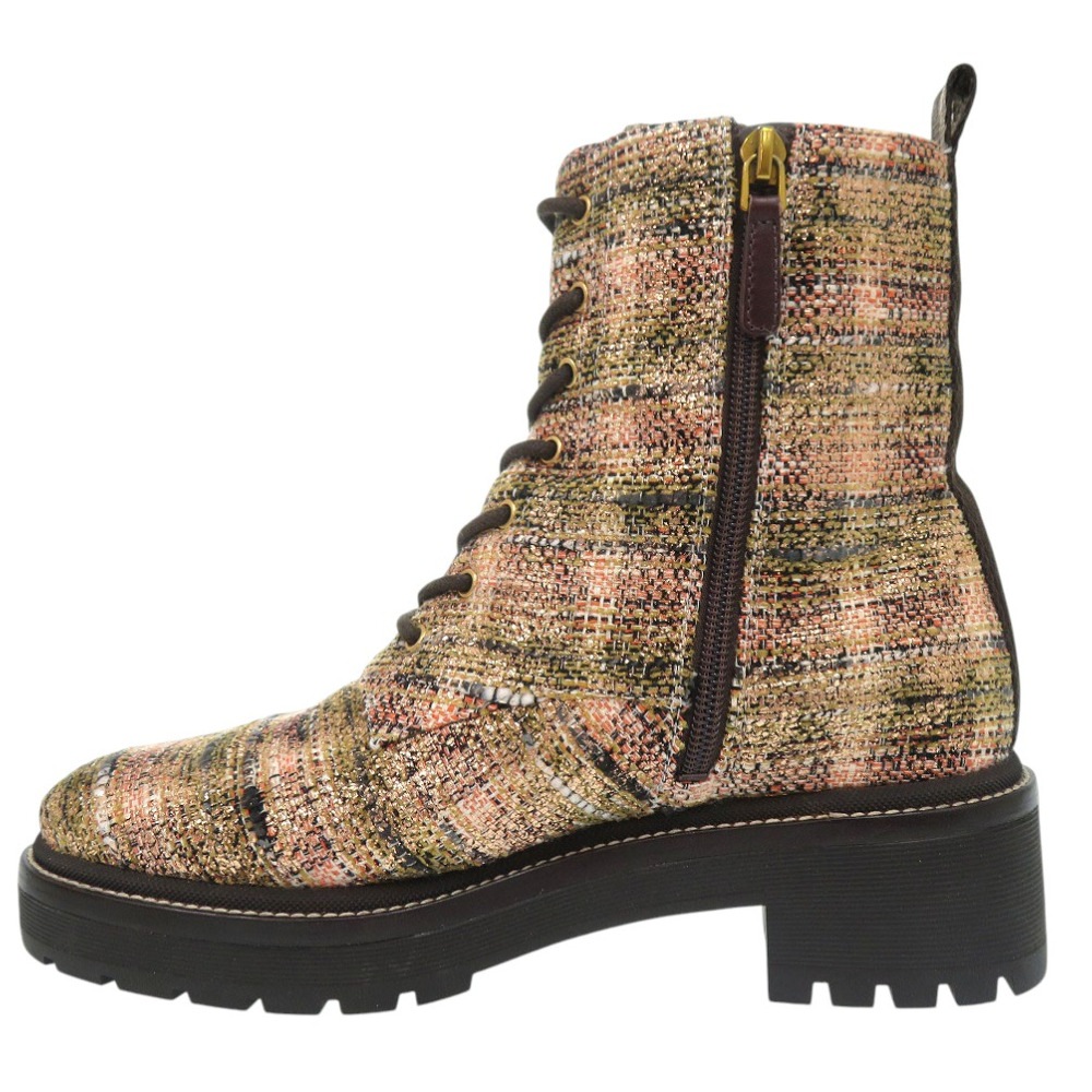 未使用品 コンバットブーツ MILLER LUG SOLE BOOTIE ブーツ ツイード/ツイード ダークブラウン 0540【中古】 レディース 未使用品 コンバットブーツ MILLER LUG SOLE BOOTIE ブーツ ツイード/ツイード ダークブラウン 0540【中古】 レディース