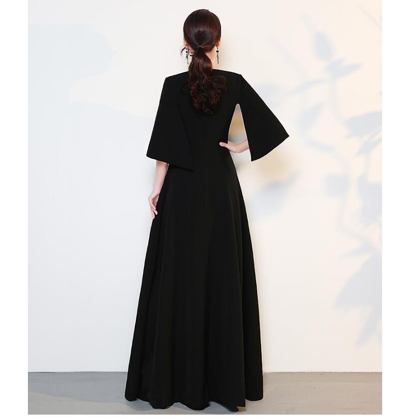 袖あり カラードレス ウエディングドレス ロングドレス 二次会 パーティードレス フォーマルドレス