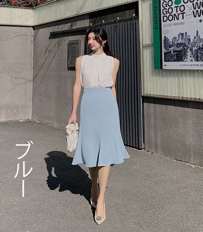スカート レディース ボトムス 春服 夏服 マーメイドスカート ひざ丈 ミモレ丈 ブルー ブラック ジッパー ハイウエスト Aライン タイトスカート フレア ヘムスカート イレギュラーヘム エレガ スカート レディース ボトムス 春服 夏服 マーメイドスカート ひざ丈 ミモレ丈 ブルー ブラック ジッパー ハイウエスト Aライン タイトスカート フレア ヘムスカート イレギュラーヘム エレガ