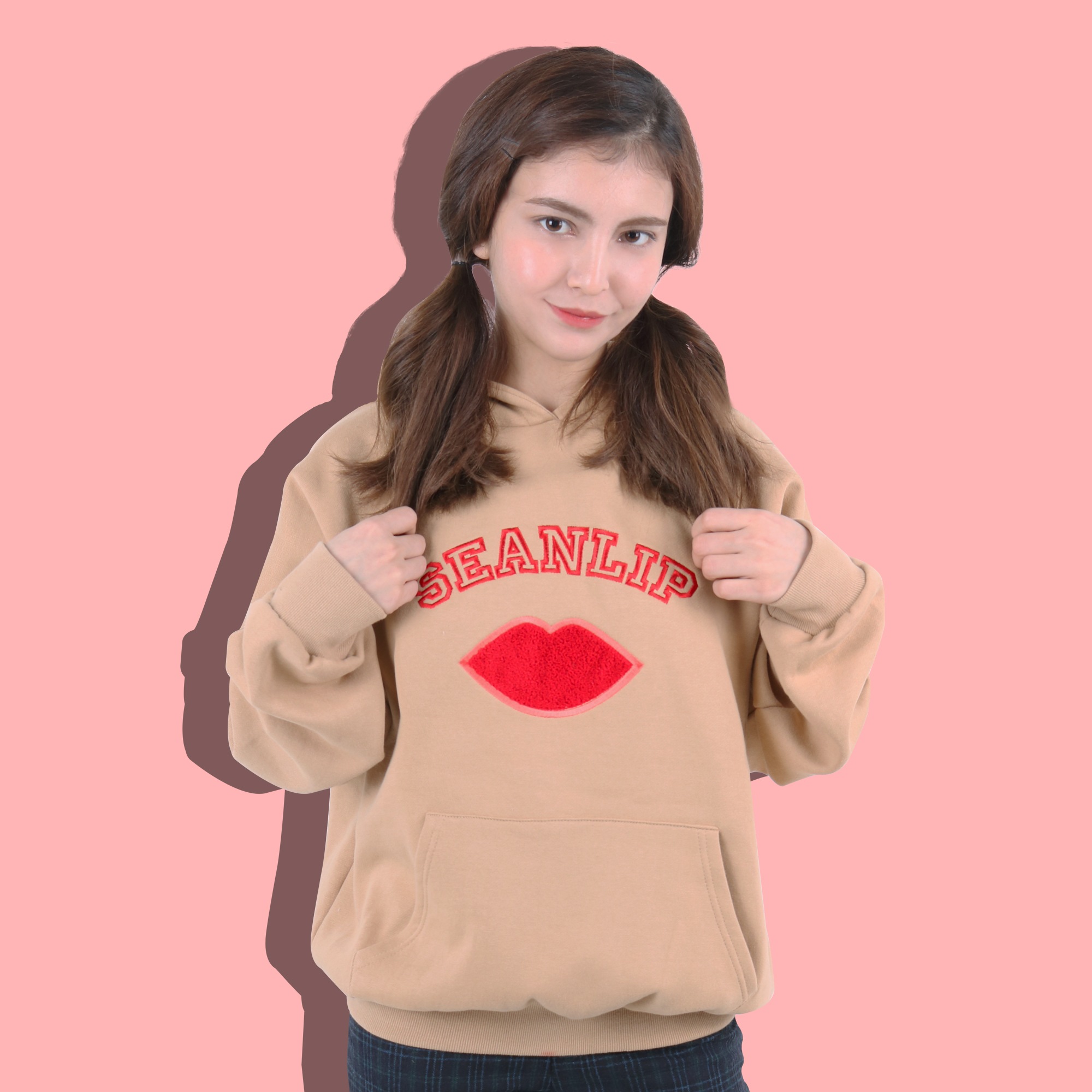 seanlipシーエンリップ フード付プルオーバーパーカー 3色 SNSで人氣 seanlipシーエンリップ フード付プルオーバーパーカー 3色 SNSで人氣