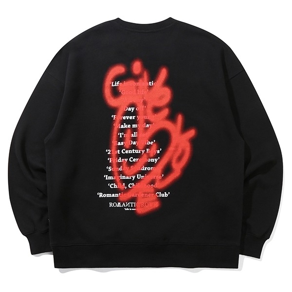 RMTC GIVE LOVE SWEAT SHIRT 3色 人気商品 正規品 男女兼用