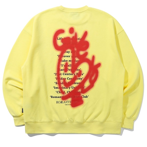 RMTC GIVE LOVE SWEAT SHIRT 3色 人気商品 正規品 男女兼用