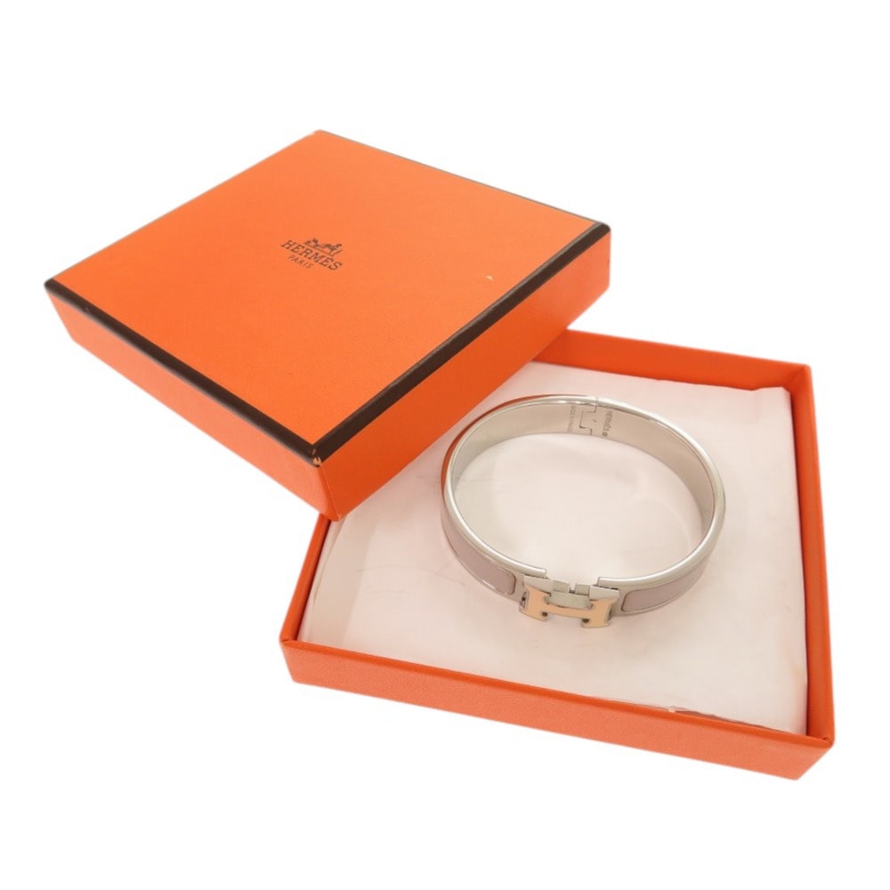 美品 バングル クリックH クリッククラックPM ブレスレット メタル/メタル グレー 0029【中古】 レディース 美品 バングル クリックH クリッククラックPM ブレスレット メタル/メタル グレー 0029【中古】 レディース