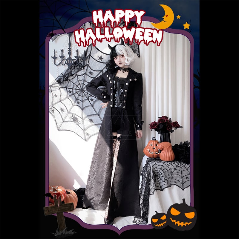 (3点セット)ハロウィン 暗黒系 コスプレ 魔女 仮装 学園祭 文化祭 制服 S M L XL 2XL セット (3点セット)ハロウィン 暗黒系 コスプレ 魔女 仮装 学園祭 文化祭 制服 S M L XL 2XL セット