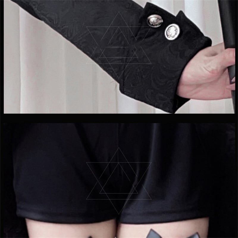 (3点セット)ハロウィン 暗黒系 コスプレ 魔女 仮装 学園祭 文化祭 制服 S M L XL 2XL セット (3点セット)ハロウィン 暗黒系 コスプレ 魔女 仮装 学園祭 文化祭 制服 S M L XL 2XL セット