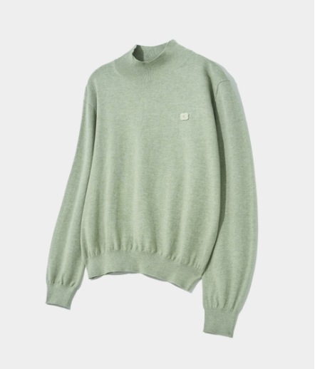 【SATUR】 ALL DAY SATUR BASIC TURTLE NECK : SOFT KHAKI