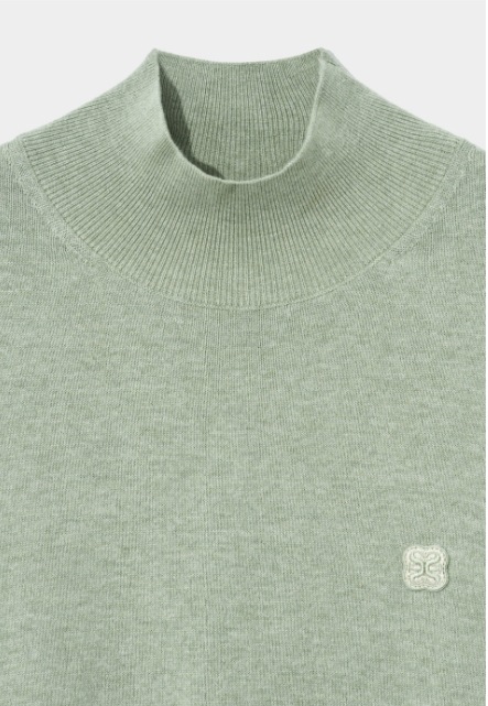 【SATUR】 ALL DAY SATUR BASIC TURTLE NECK : SOFT KHAKI