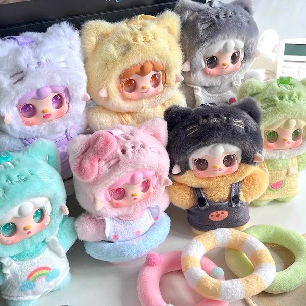 yooki ぬいぐるみ　8点セット Yooki 抱抱美食店ぬいぐるみブラインドボックス8個(whole box)