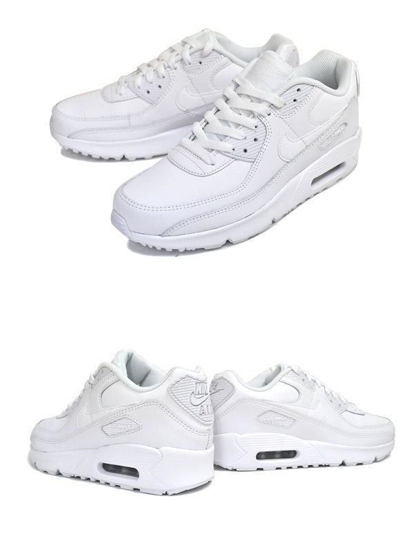 Nike air max 90 ltr gs white online