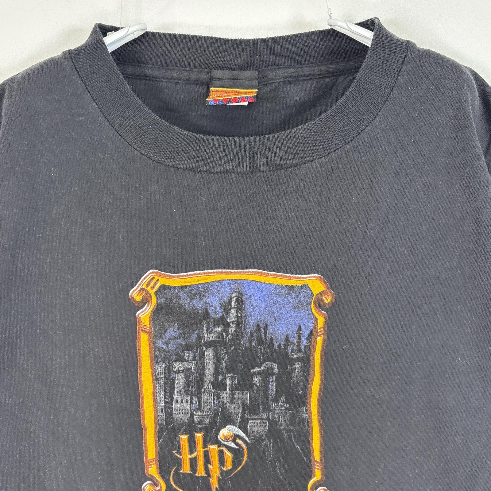古着 00’s/00年代 ハリーポッター 半袖Tシャツ プリント 映画 ホグワーツ クルーネック USA製 シングルステッチ XL ブラック メンズ 古着 00’s/00年代 ハリーポッター 半袖Tシャツ プリント 映画 ホグワーツ クルーネック USA製 シングルステッチ XL ブラック メンズ