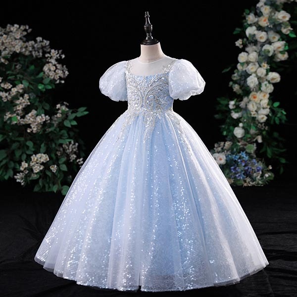 子供ドレス ピアノ発表会 フォーマルドレス ロングドレス 演奏会 結婚式 七五三 入学式 女の子 子ども服 パーティー プリンセスドレス お姫様 ワンピース キッズドレス コンクールセレモニードレス