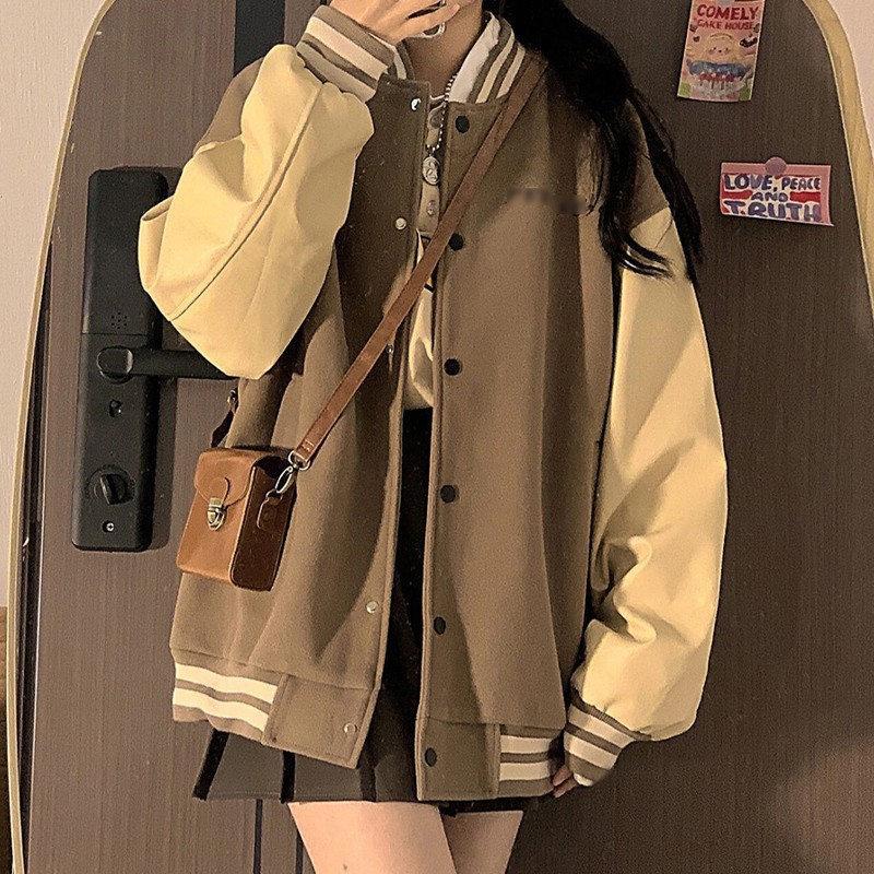 作韓レディーススタジャン野球服スタジアムジャンパージャケットジャンパーブルゾンカジュアル大きいサイズ学生通勤 作韓レディーススタジャン野球服スタジアムジャンパージャケットジャンパーブルゾンカジュアル大きいサイズ学生通勤