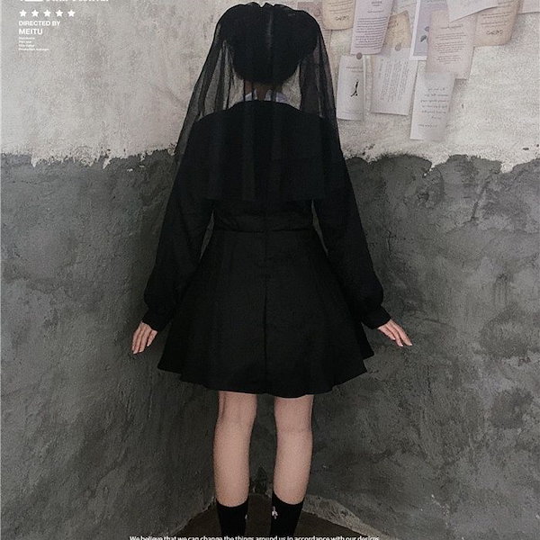 Qoo10] クール 快適 病みかわ ロリータ 黒 ゴ