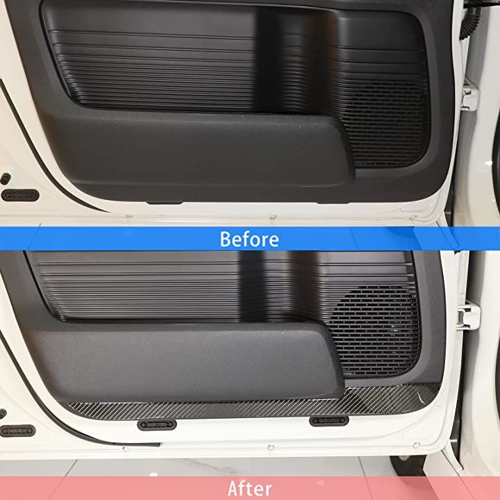 ホンダ N-BOX JF3 JF4 2017-2021に対応 車内ドア装飾ステッカー ドアパネルプロテクター ドア保護ステッカー 汚れ防止 傷防止 内装パーツ カー用品 アクセサリー