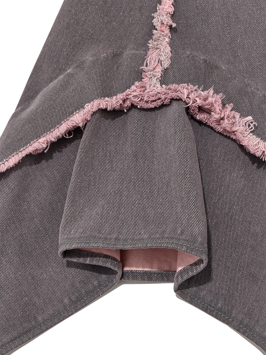 【GLOWNY】 BONES GRUNGY DENIM SKIRT : 3COLOR 【GLOWNY】 BONES GRUNGY DENIM SKIRT : 3COLOR