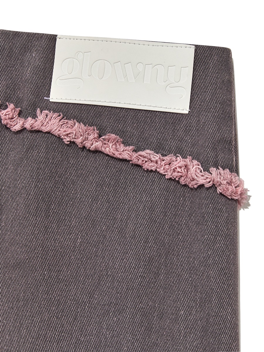 【GLOWNY】 BONES GRUNGY DENIM SKIRT : 3COLOR 【GLOWNY】 BONES GRUNGY DENIM SKIRT : 3COLOR