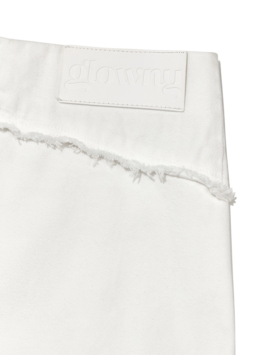 【GLOWNY】 BONES GRUNGY DENIM SKIRT : 3COLOR 【GLOWNY】 BONES GRUNGY DENIM SKIRT : 3COLOR