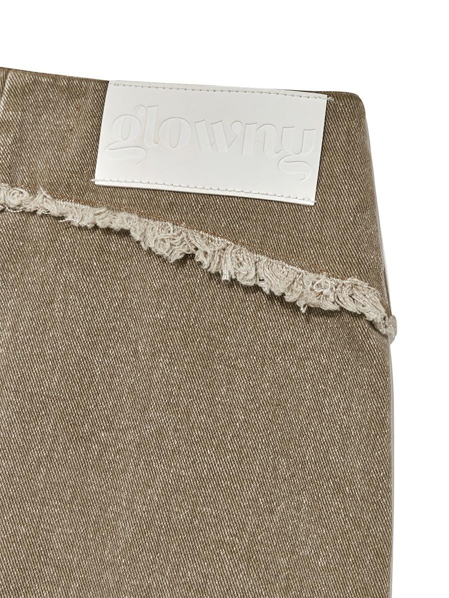 【GLOWNY】 BONES GRUNGY DENIM SKIRT : 3COLOR 【GLOWNY】 BONES GRUNGY DENIM SKIRT : 3COLOR