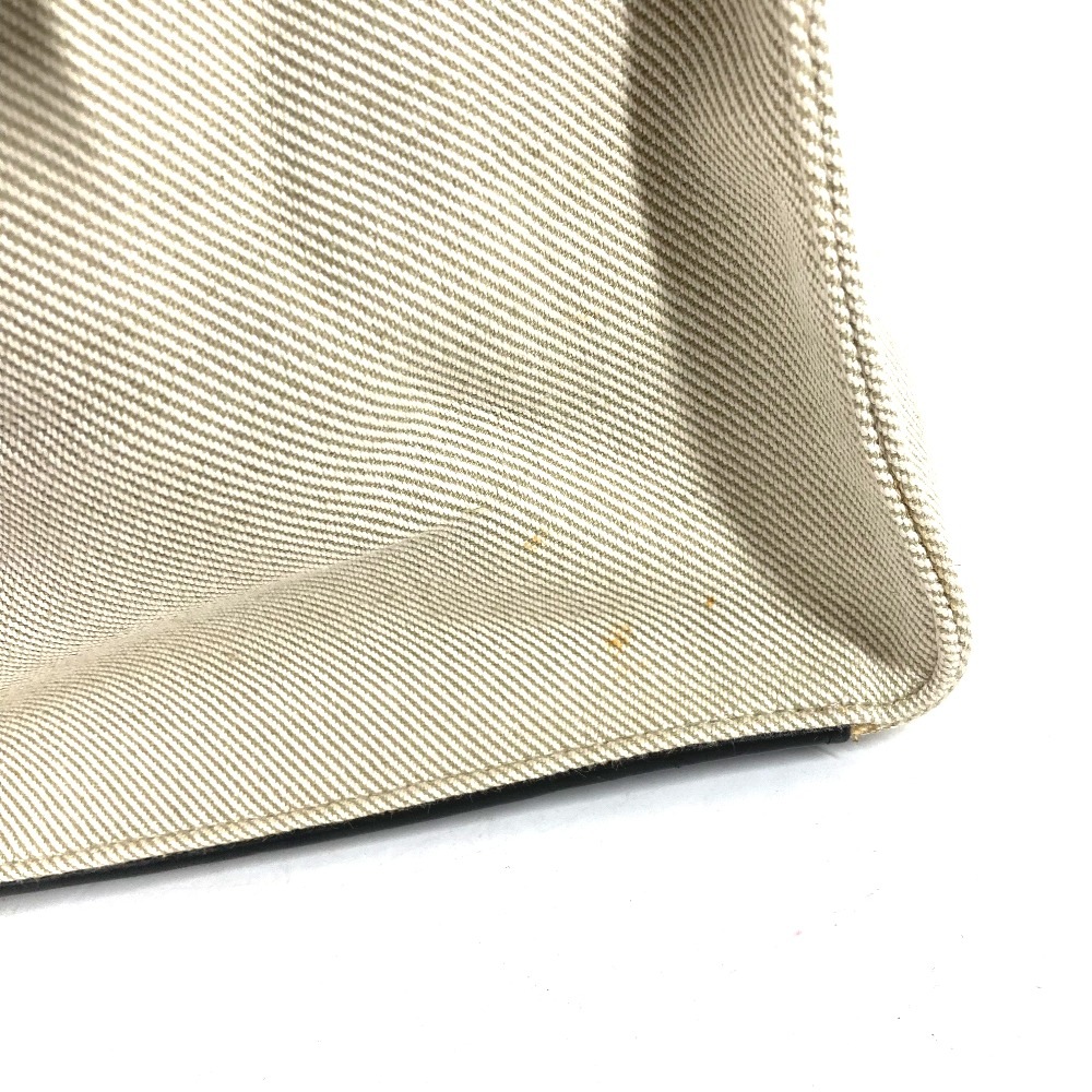 ショルダーバッグ スモール リング カバン 肩掛け トートバッグ レザー/キャンバス アイボリー系