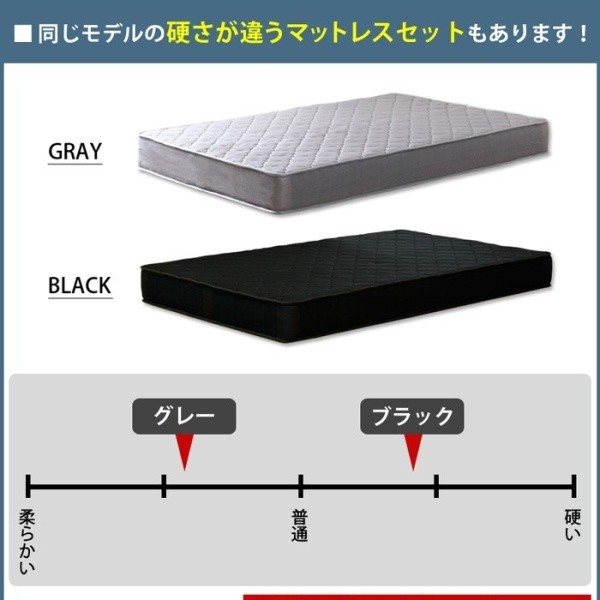 シングル ベッド マットレスセット 3Dメッシュ ポケットコイルマットレス 宮付 棚 コンセント ベッド下 収納 マットレス シングルベッド セット