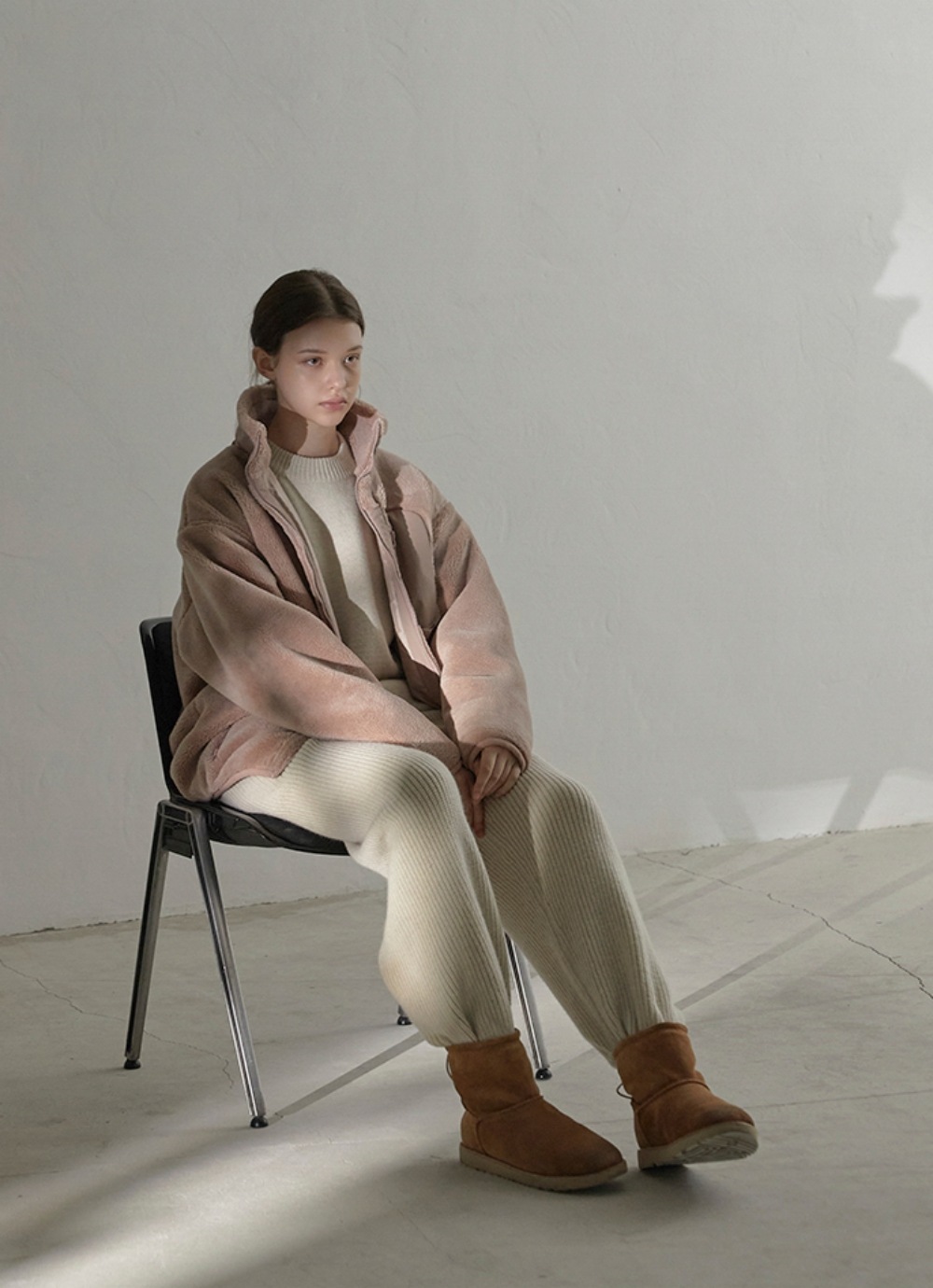 /クーポン進呈/ペアルック/ユニセックス/Staple Fleece Zip-Up フリース ジャケット/3色/モッズ/ジャケット/アウター/パーカー/韓国ファッション