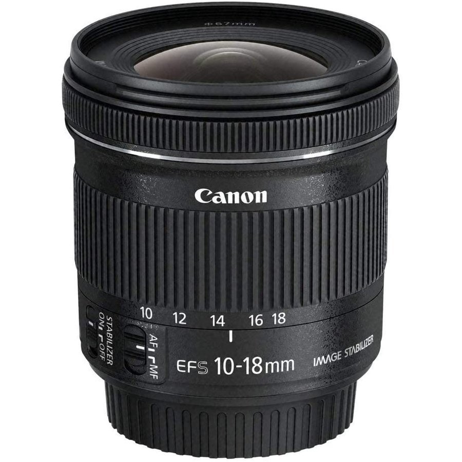 EF-S 10-18mm F4.5-5.6 IS STM 広角レンズ 一眼レフ カメラ 中古